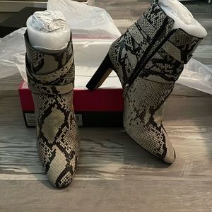 Snake Skin Bootie